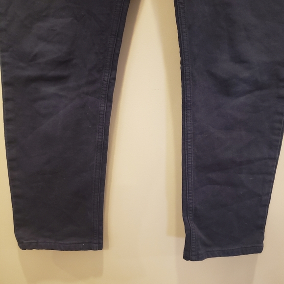 Banana Republic Traveler Slim Fit Chino Pants Men’s 32x26 Navy Blue Stretch - Picture 8 of 13